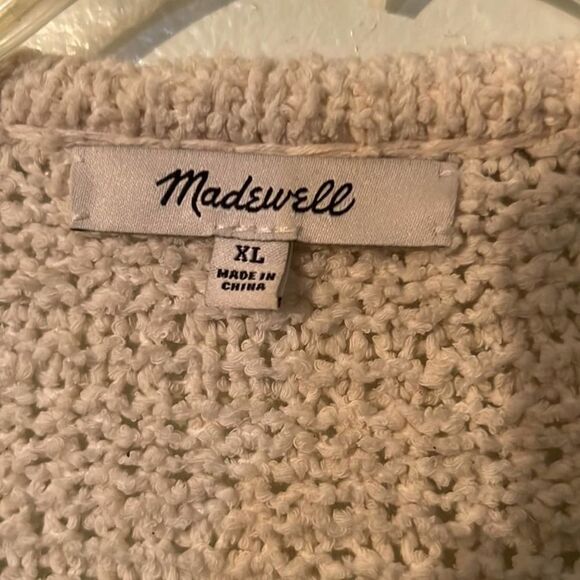 MADEWELL BRONSON OPEN CARDIGAN SWEATER SIZE XL - Picture 5 of 7